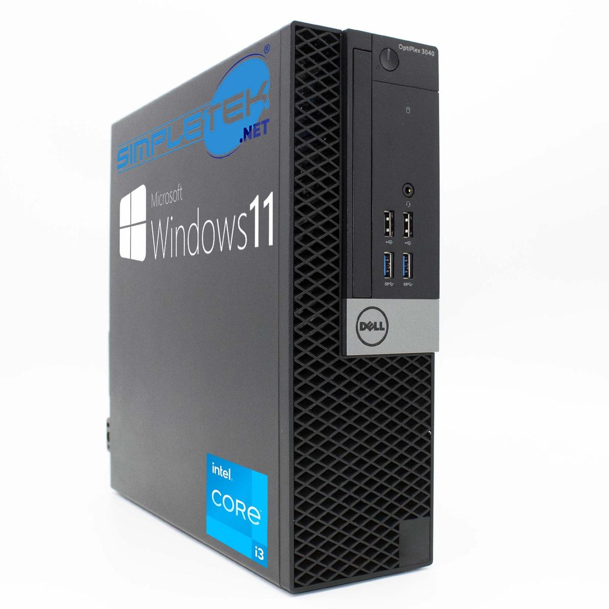 Dell OptiPlex 3040 SFF i3 6100 16GB 240GB 1GPU WINDOWS11 Desktop Computer - HDMI