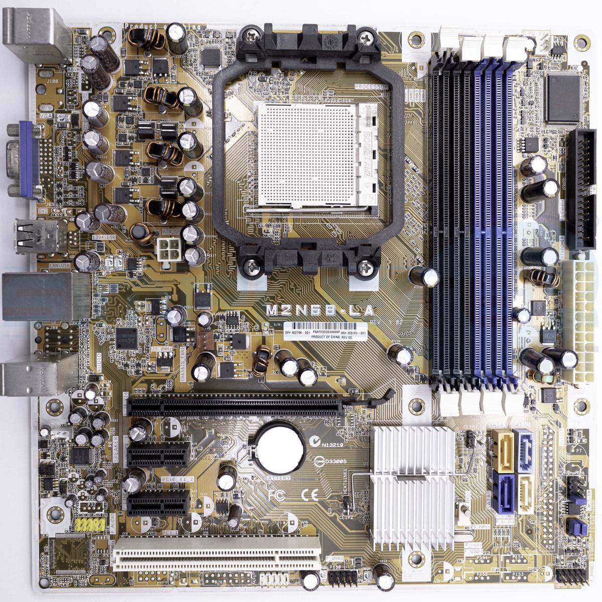 Motherboard HP AMD M2N68-LA 4 X DDR2 AM2 Micro-Atx Micro ATX Athlon 64 II X2 - Picture 3 of 5