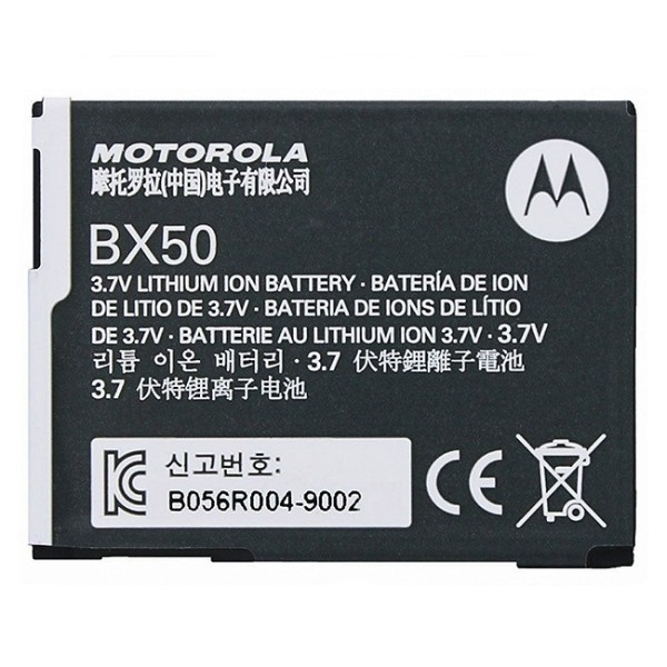 BATTERIA ORIGINALE MOTOROLA BX50 TELEFONO CELLULARE i9 V9 V9M ZINE ZN5 920MAH