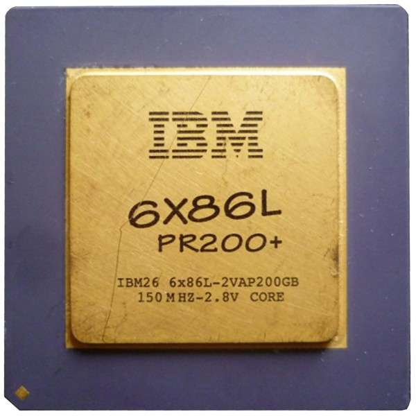 IBM PC CPU PGA321 SOCKET 7 6X86L PR200+ 150MHZ 2VAP200GB PROCESSORE CPU VINTAGE