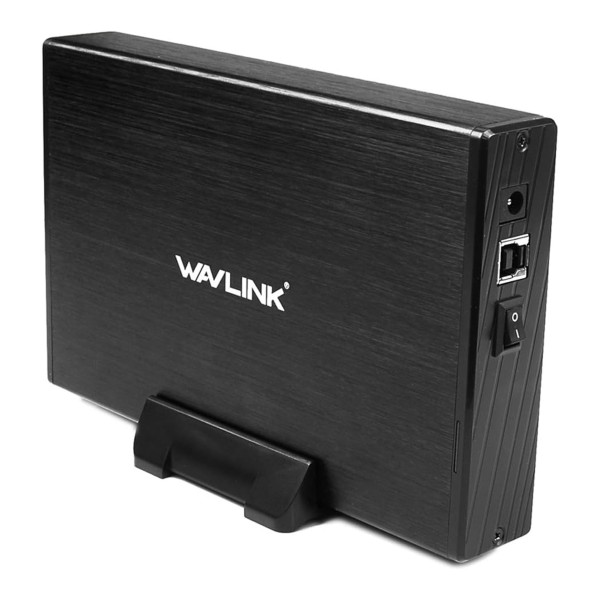 HDD HARDCASE WAVLINK DISCO RIGIDO 3,5” SATA I/II/III FINO 10TB USB ALIMENTATORE