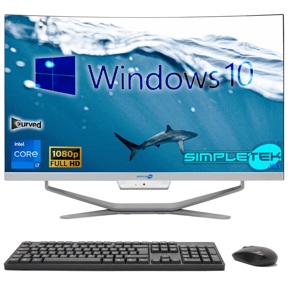 Aio Tout en Un i7 24 " 2.9GHZ Très Haute Définition 8GB 120GB SSD WIN10 PC