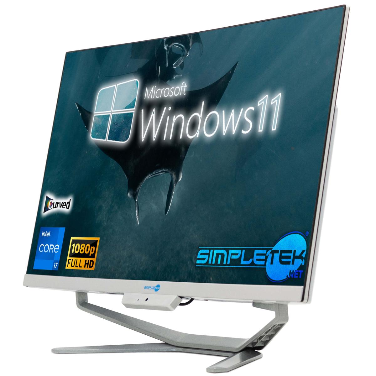 Aio Tout en Un i7 24 " 2.9GHZ Très Haute Définition 16GB 480GB SSD WIN11 PC - Photo 3/9