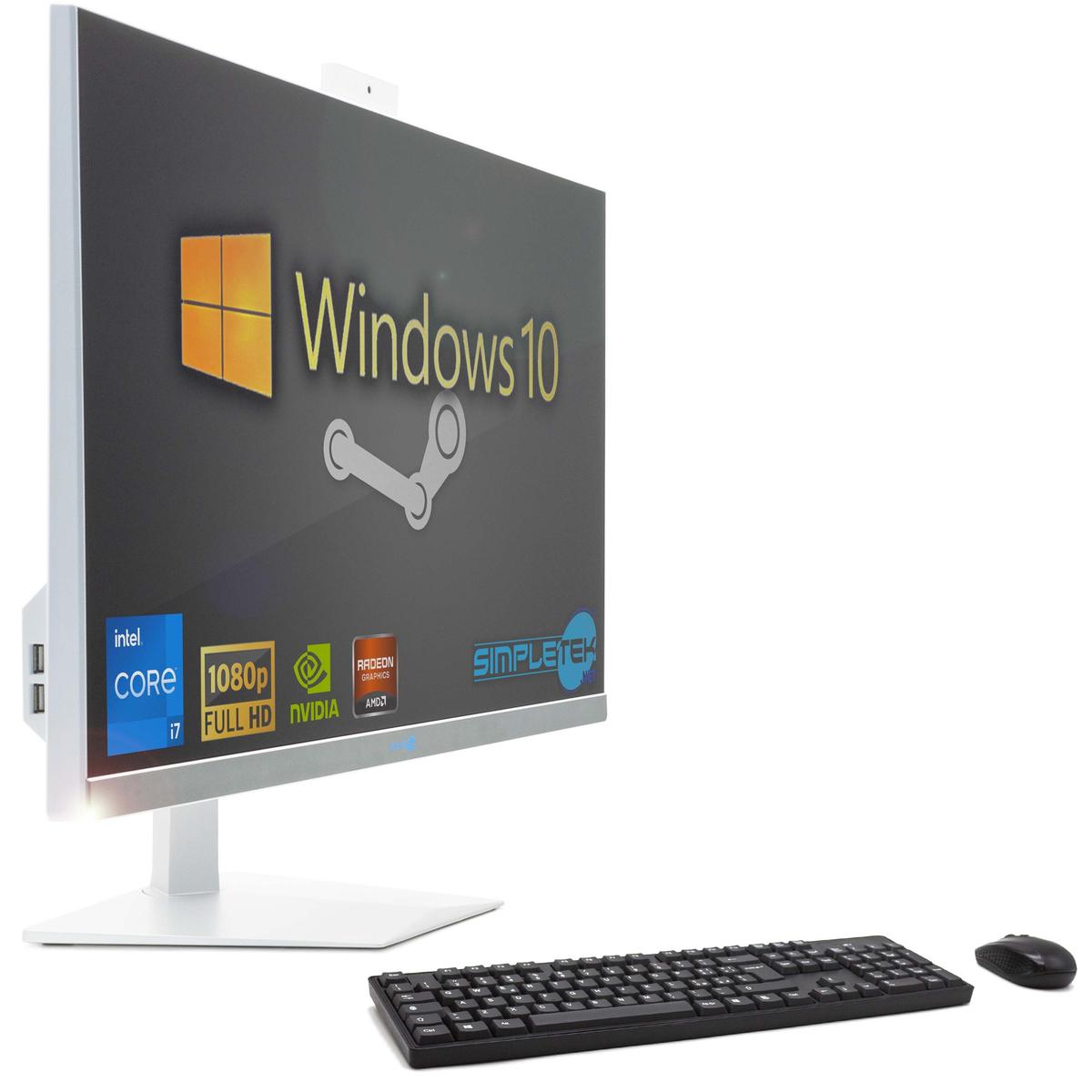 Aio All IN One i7 27 " WIN10 8GB 120GB Gpu GT710 1GB PC Computer Editing Gaming - Picture 11 of 11