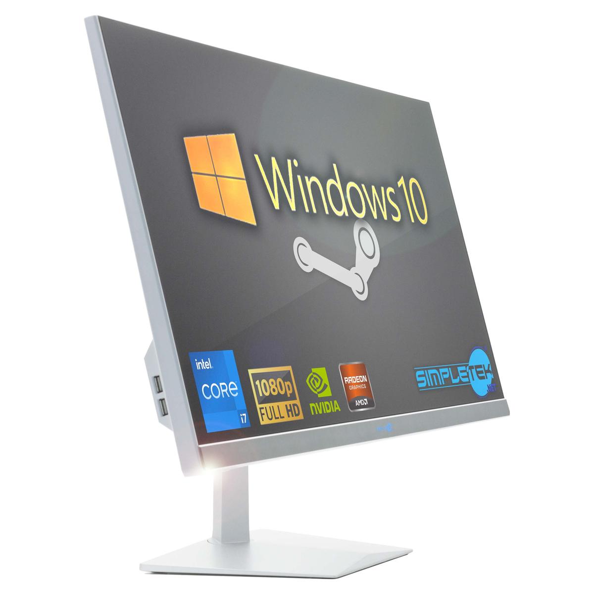 Aio All IN One i7 27 " WIN10 8GB 240GB Gpu GT710 1GB PC Computer Editing Gaming - Picture 2 of 11