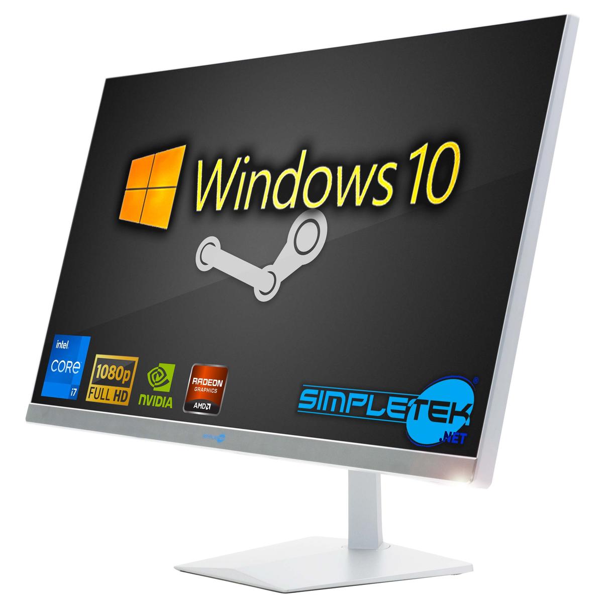 Aio All IN One i7 27 " WIN10 8GB 240GB Gpu GT710 1GB PC Computer Editing Gaming - Picture 3 of 11