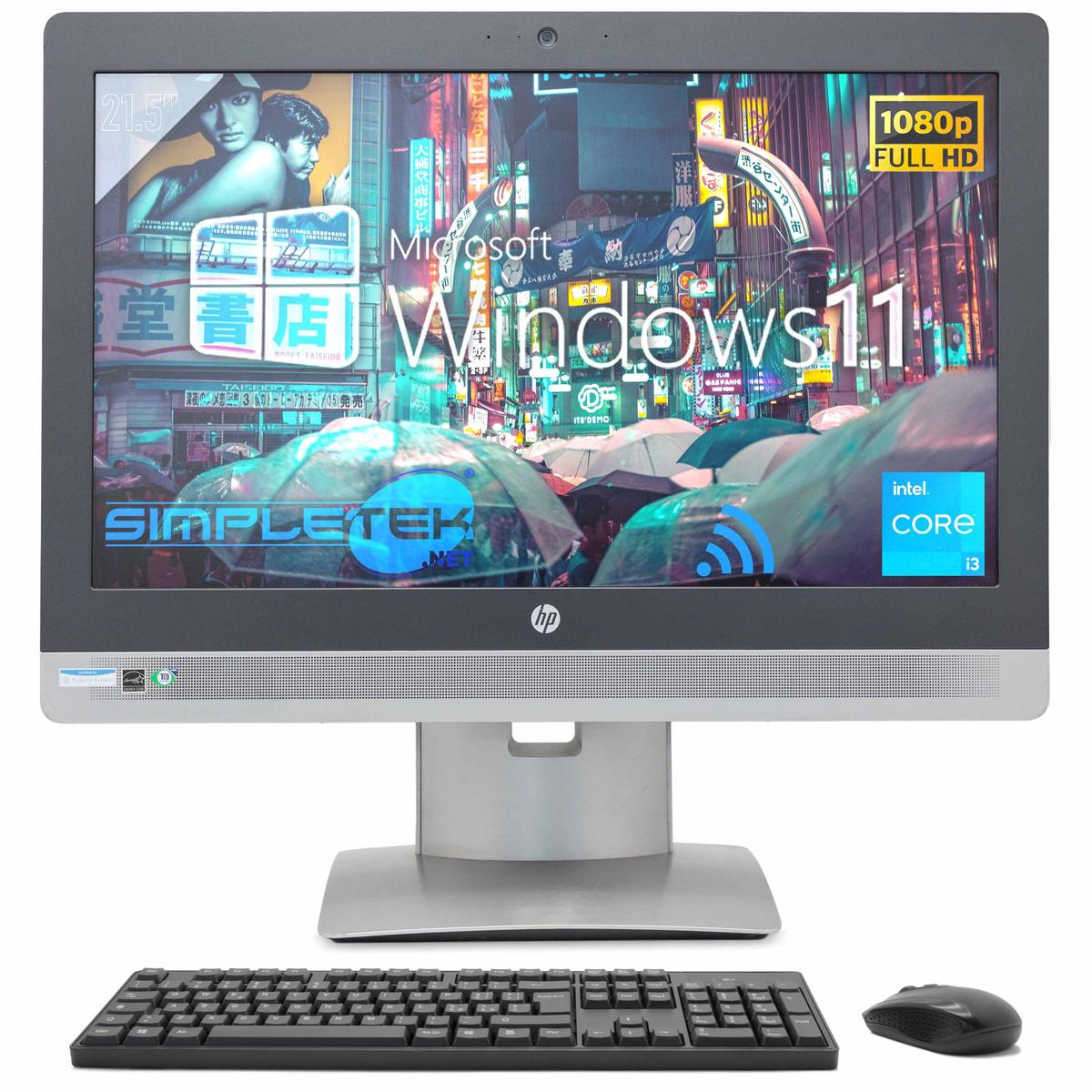 HP Aio pro One 600 G2 21,5 " Core i3 Windows 11 Pro 8GB 240GB FHD 6GEN 3.70GHz