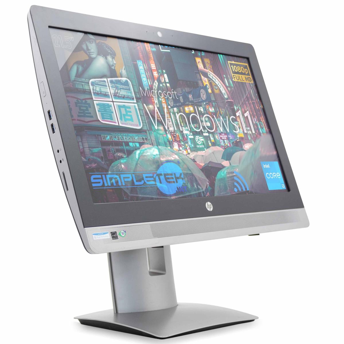 HP Aio pro One 600 G2 21,5 " Core i3 Windows 11 Pro 16GB 480GB FHD 6GEN 3.70GHz - Bild 4 von 8