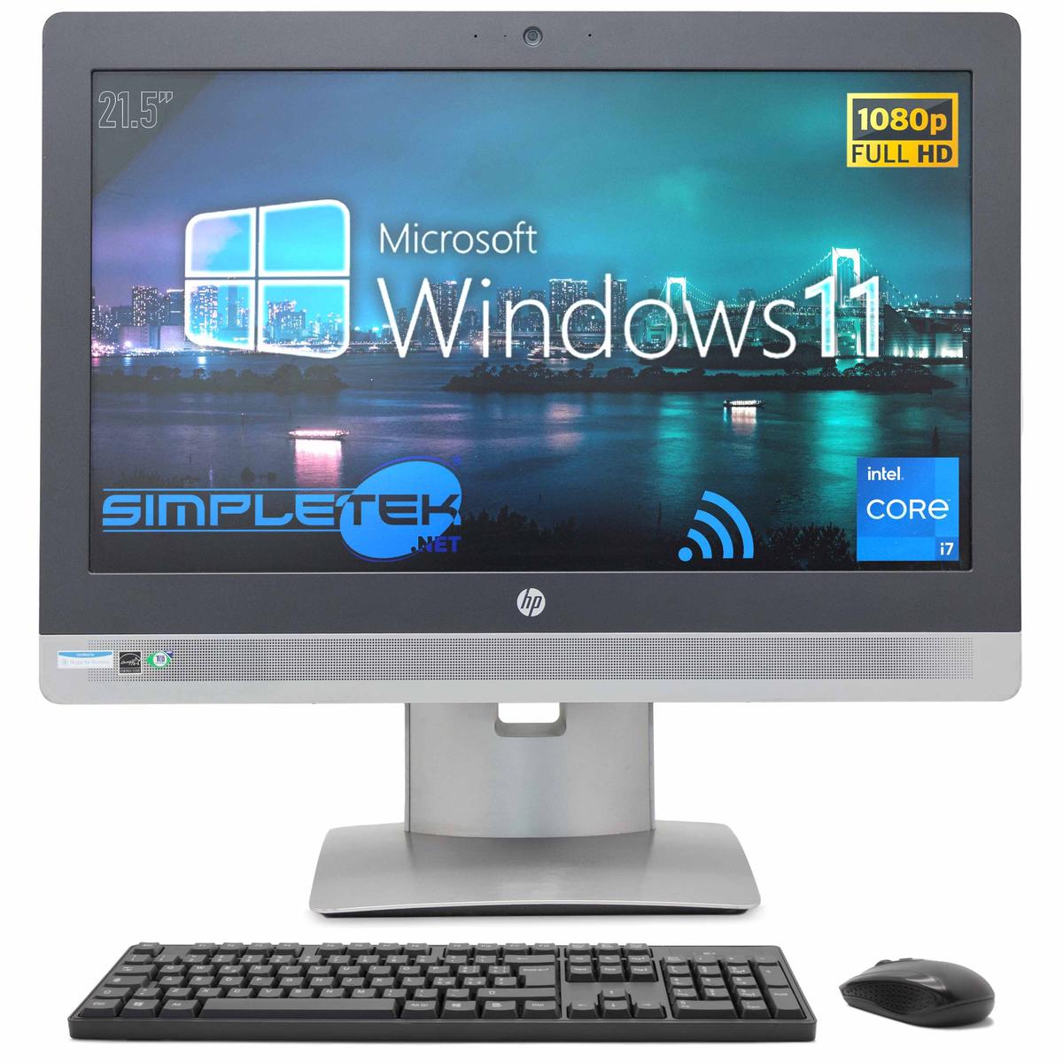 HP Aio pro One 600 G2 21,5 " Core i7 Windows 11 Pro 8GB 240GB FHD 6GEN 3.70GHz