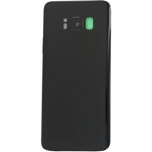 SAMSUNG S8 NERO G950 G950F BACK COVER COMPATIBILE COPRIBATTERIA VETRO