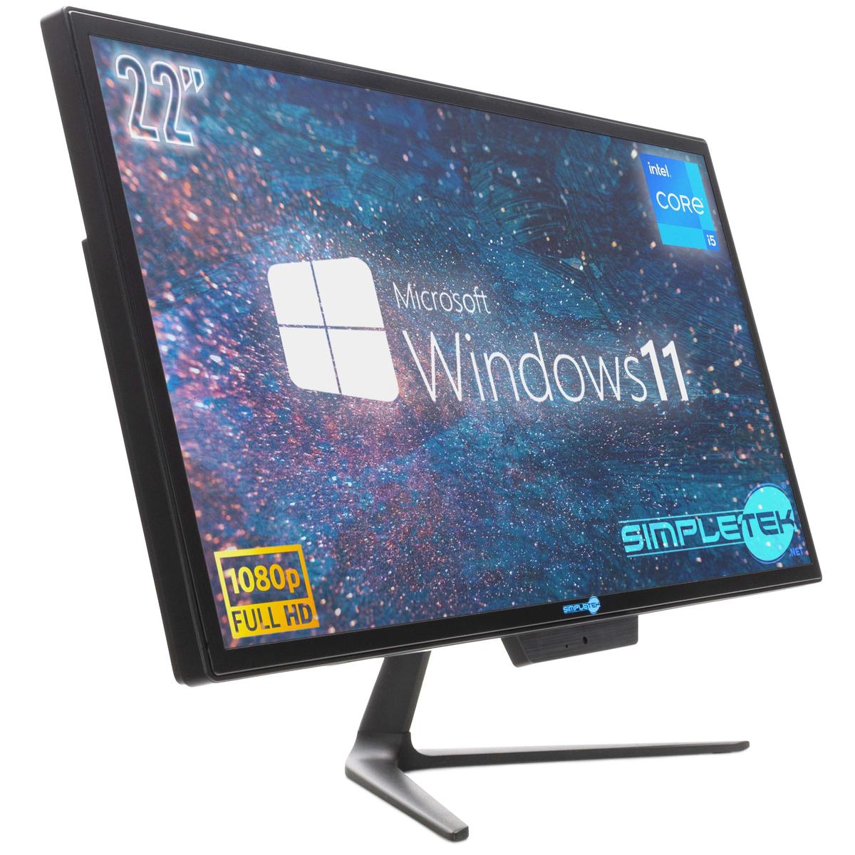 Aio Tout en Un i5 22 " Full HD Windows 11 16GB 2TB Ordinateur de Bureau, Bureau - Photo 6/10