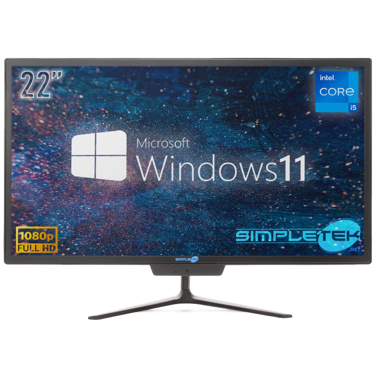 Aio Tout en Un i5 22 " Full HD Windows 11 16GB 2TB Ordinateur de Bureau, Bureau - Photo 2/10