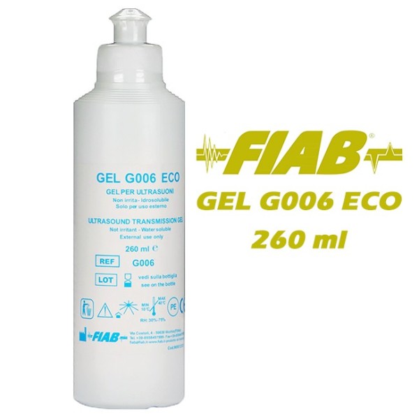 ECO GEL ECOGRAFIE ULTRASUONI DIAGNOSTICA DOPPLER ECOGRAFIA COLORE BLU 260ML