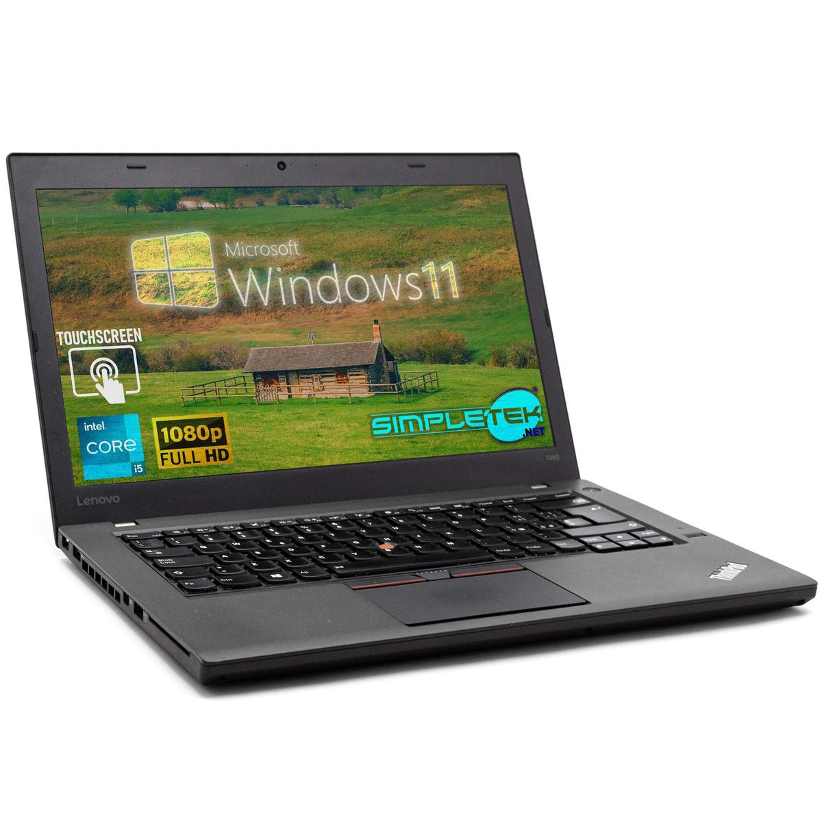 LENOVO T460 14" i5 WIN11 COMPUTER 16GB 240GB PORTATILE NOTEBOOK TOUCHSCREEN - Imagen 1 de 9