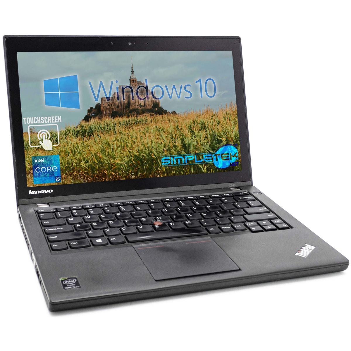 Lenovo X240 I5 12,5 " Touchscreen WIN10 4GB 120GB Laptop Notebook