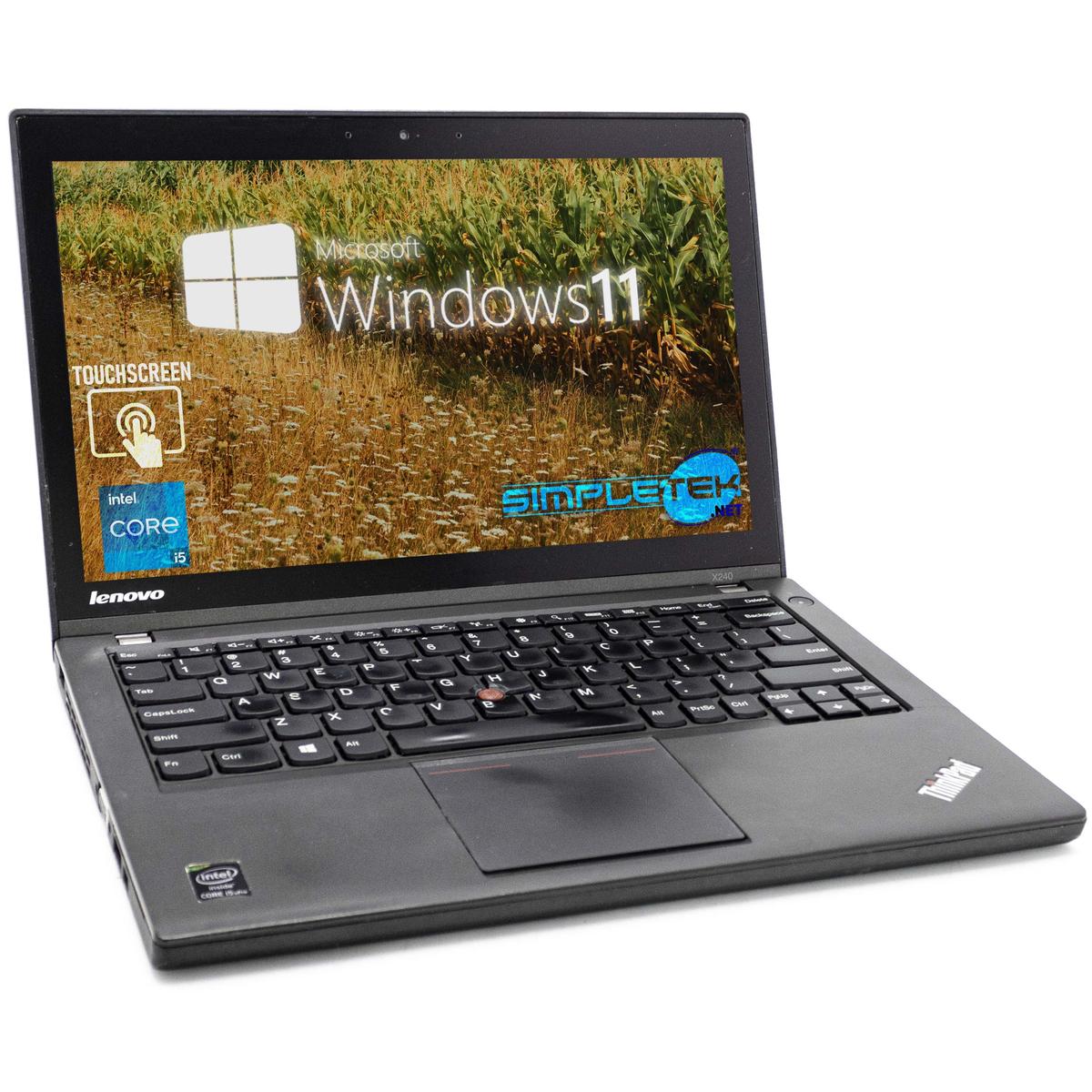 Lenovo X240 I5 12.5" Touchscreen Win11 8GB 480GB Refurbished Laptop - Picture 1 of 10