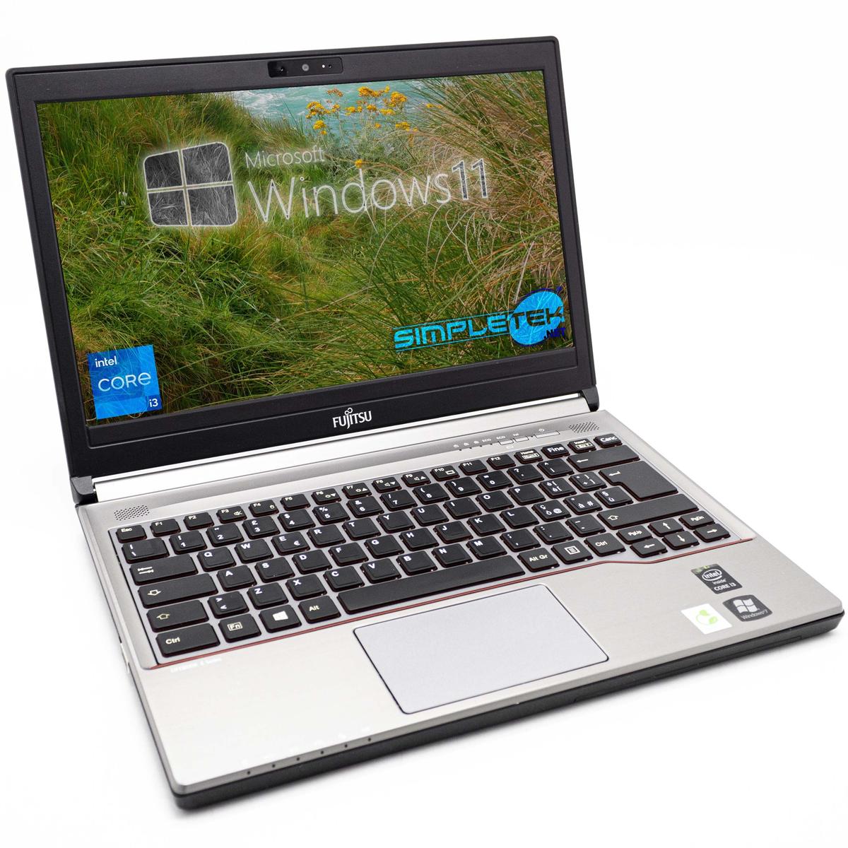 Fujitsu E734 13" Hd I3 Windows 11 8Gb 120Gb Notebook Ssd Pc Computer Portatile - Picture 1 of 9