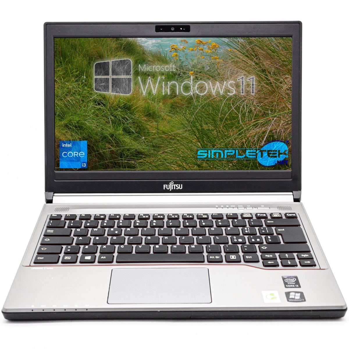 Fujitsu E734 13" Hd I3 Windows 11 8Gb 120Gb Notebook Ssd Pc Computer Portatile - Picture 2 of 9