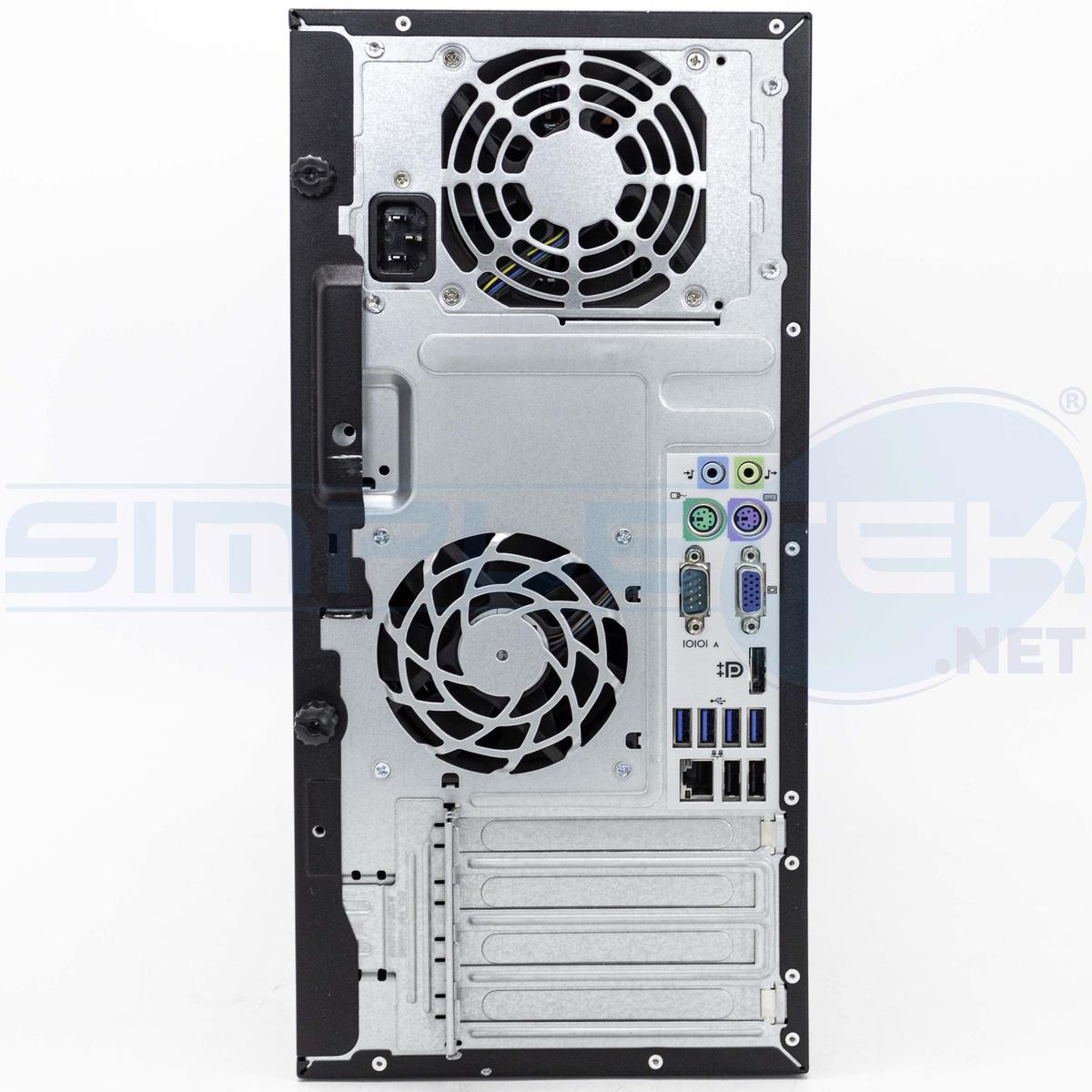 HP 6300 Tower Windows 10 Pro 4GB 120GB PC Desktop Starr Seriell RS232 Com DVD - Bild 3 von 4