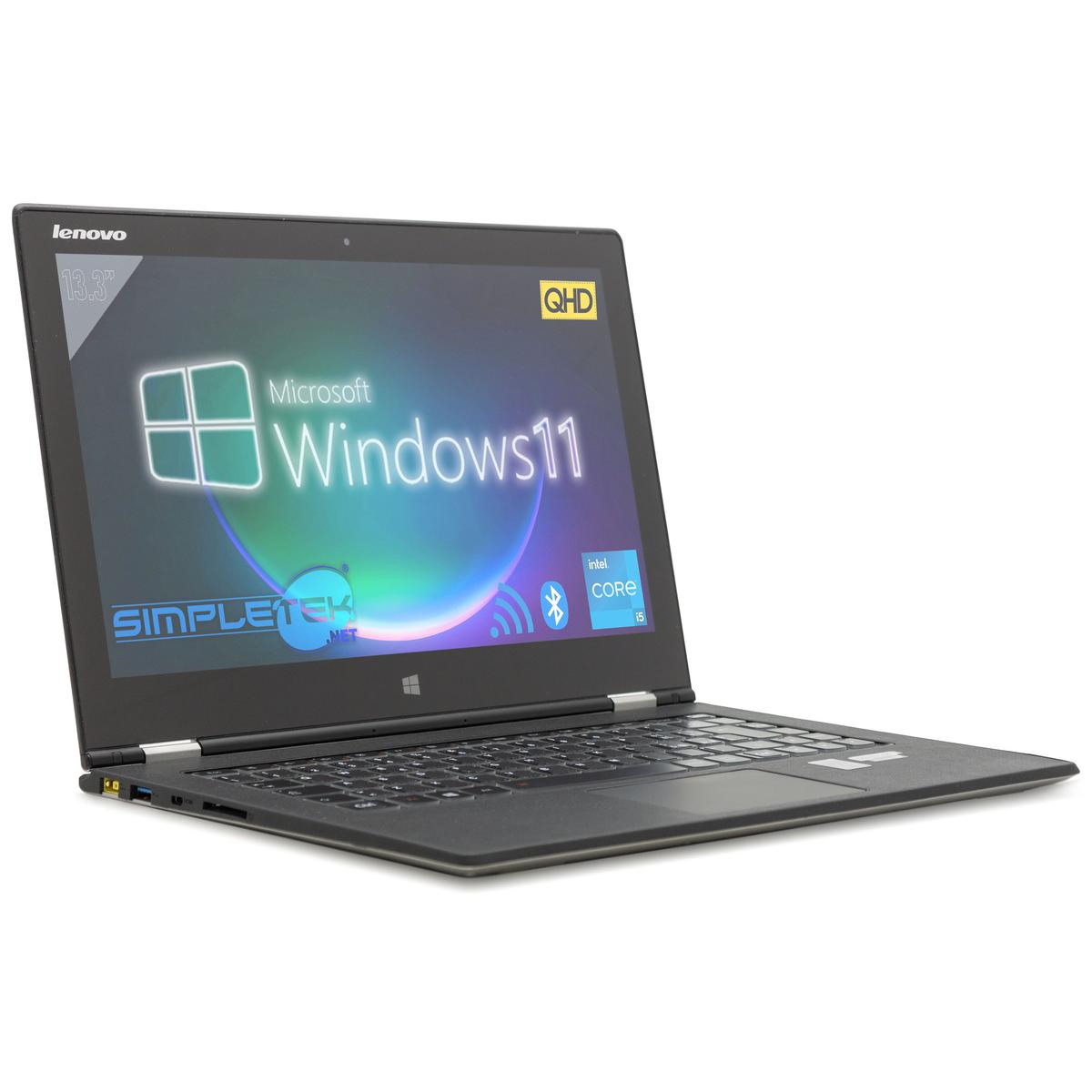 LENOVO YOGA 2 PRO CORE I5 QHD 8GB 240GB WINDOWS 11 CONVERTIBLE TACTILE