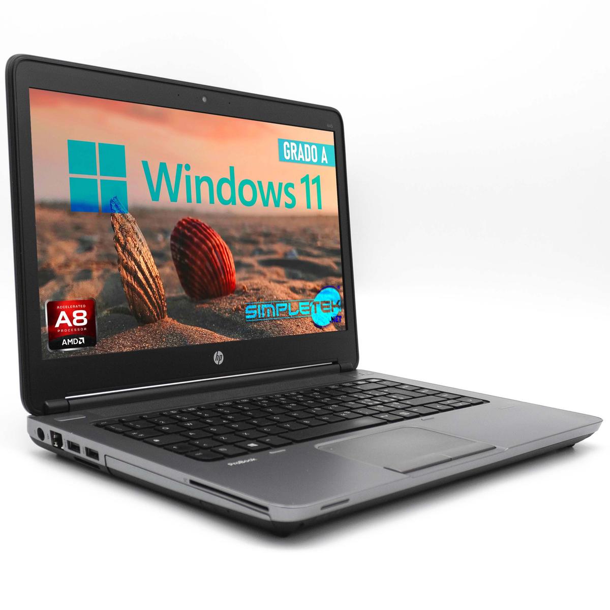 HP 645 G1 AMD A8 Windows 11 8GB 120GB PC Portable Notebook Laptop Business