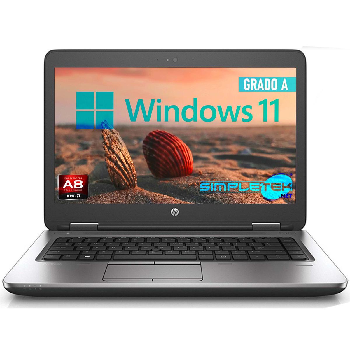 HP 645 G1 AMD A8 Windows 11 8GB 480GB PC Portable Notebook Laptop Business - Picture 2 of 9