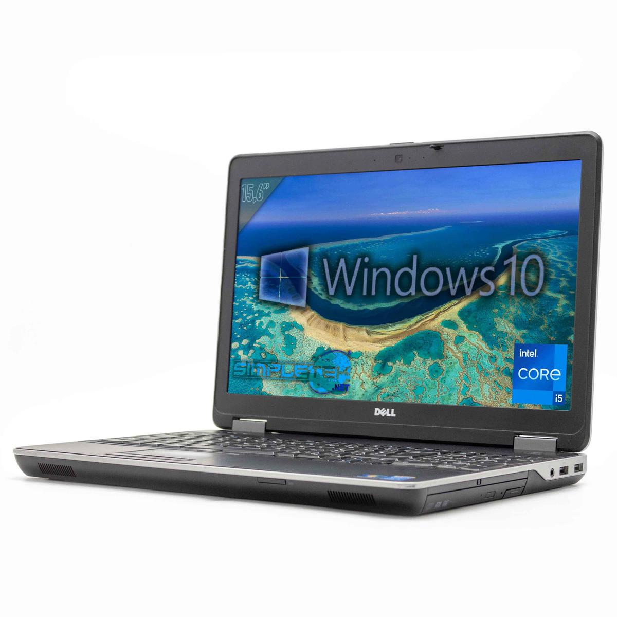 Dell E6540 15,6 " Windows 10 8GB 480GB FHD i5 Notebook Gpu AMD 2GB PC Editing