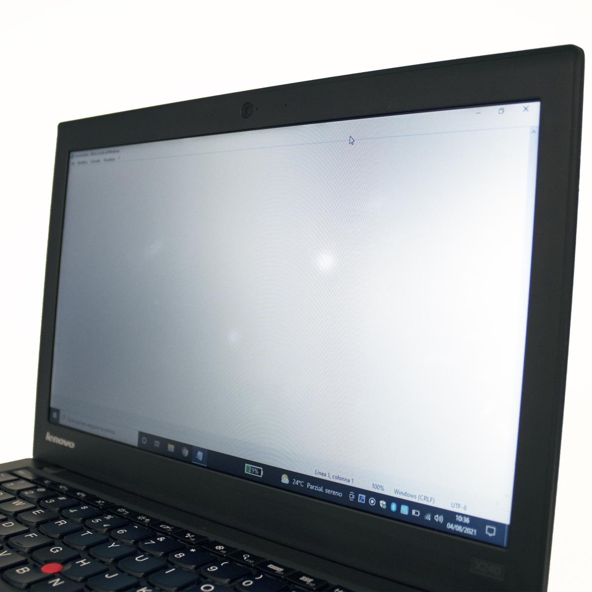 LENOVO X240 I5 4300U 12,5" WIN10 8GB 480GB PC PORTATILE NOTEBOOK AZIENDALE - Imagen 8 de 10