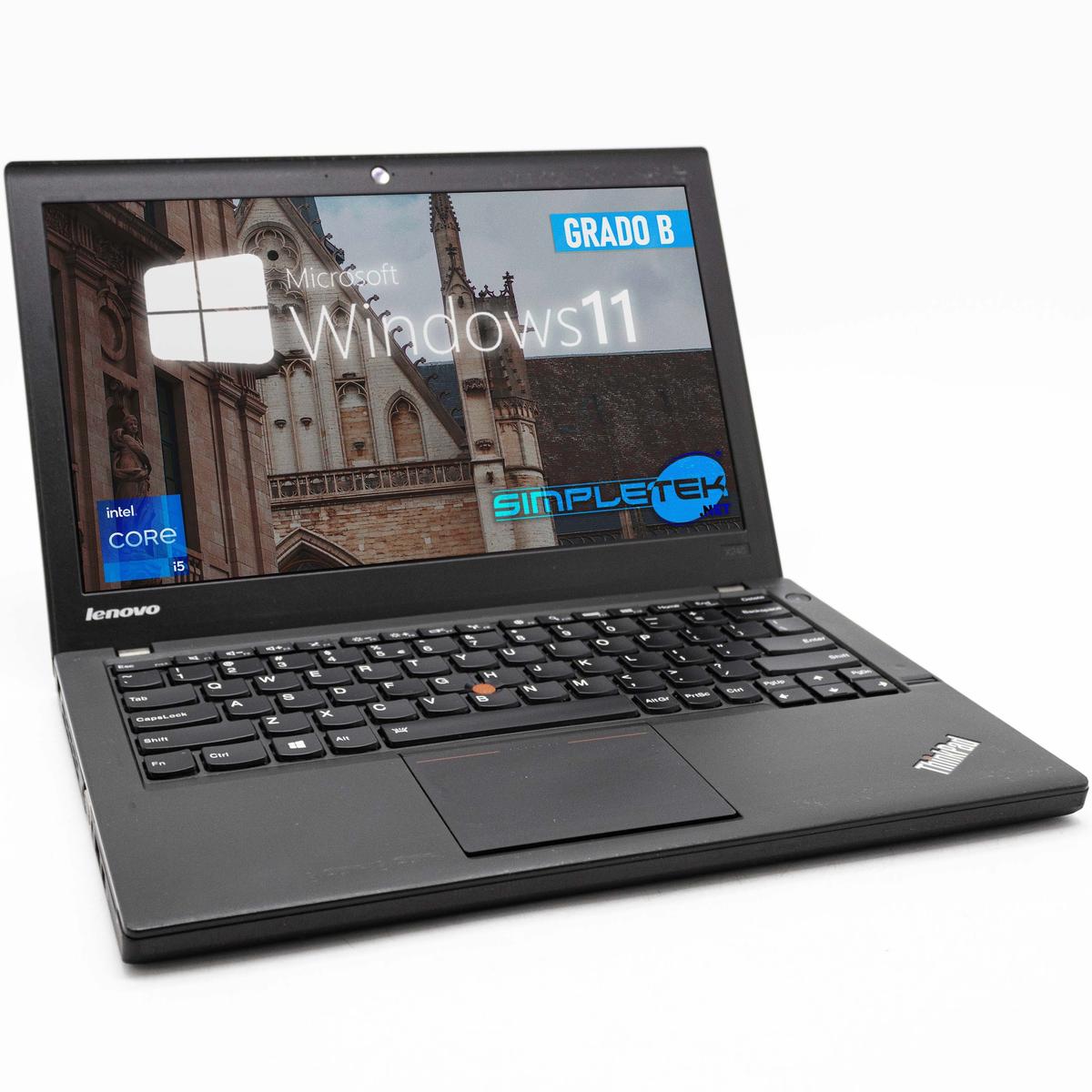 LENOVO X240 I5 4300U 12,5" WIN11 8GB 480GB Ordinateur Portable D'Entreprise