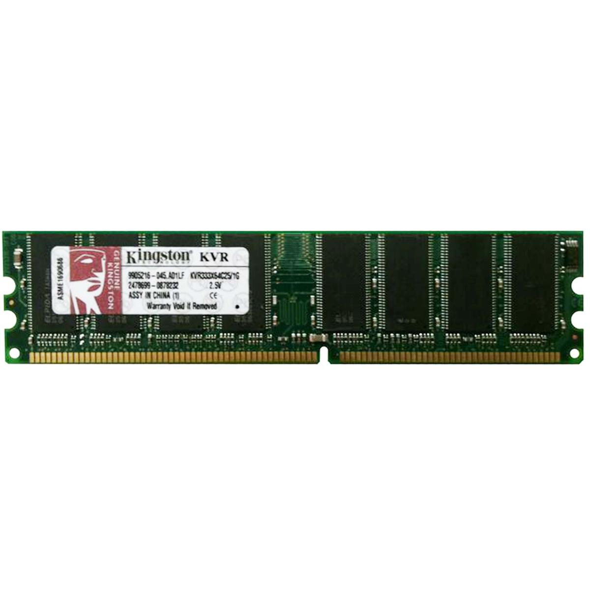 Kingston DDR1 1GB 333MHZ PC2700 RAM Memory Module DDR Dimm Desktop Office