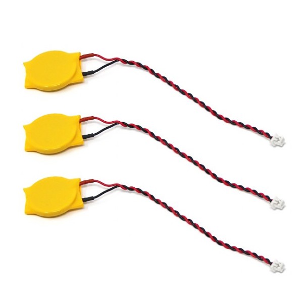 3x BATTERIA BIOS CR2032 CMOS LAPTOP NOTEBOOK COMPUTER PORTATILE CAVO 3V 2PIN