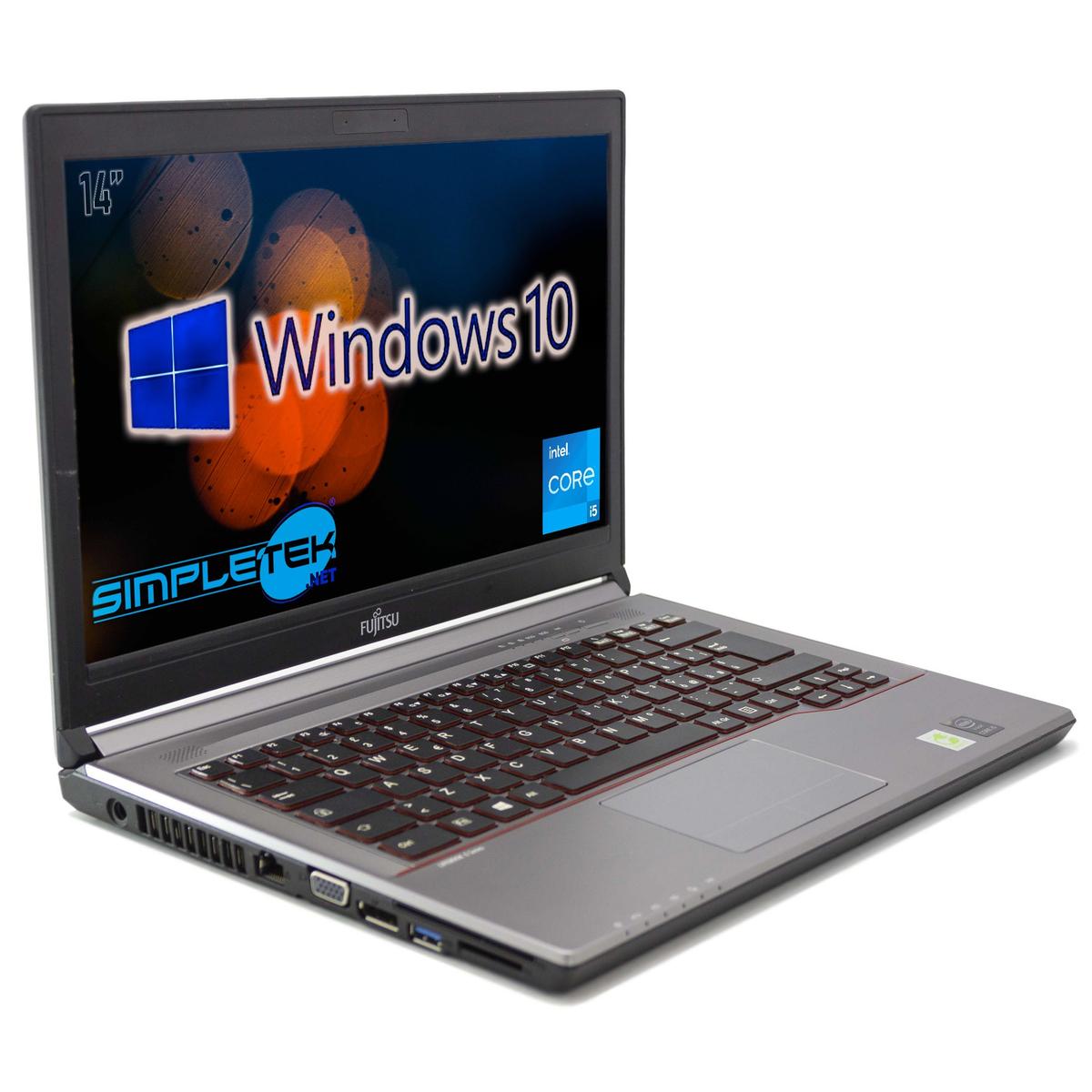 Fujitsu E744 14 " Core I5 Windows 10 16gb 2tb Computer Tragbar P Aufbereitet - Bild 1 von 10