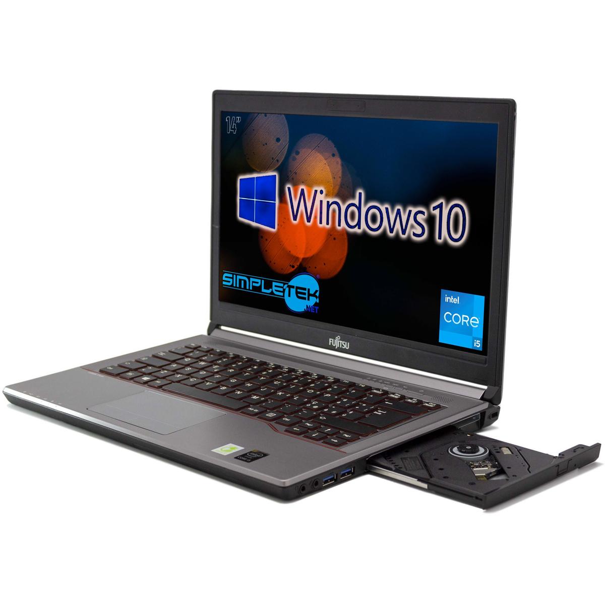Fujitsu E744 14 " Core I5 Windows 10 16gb 2tb Computer Tragbar P Aufbereitet - Bild 2 von 10