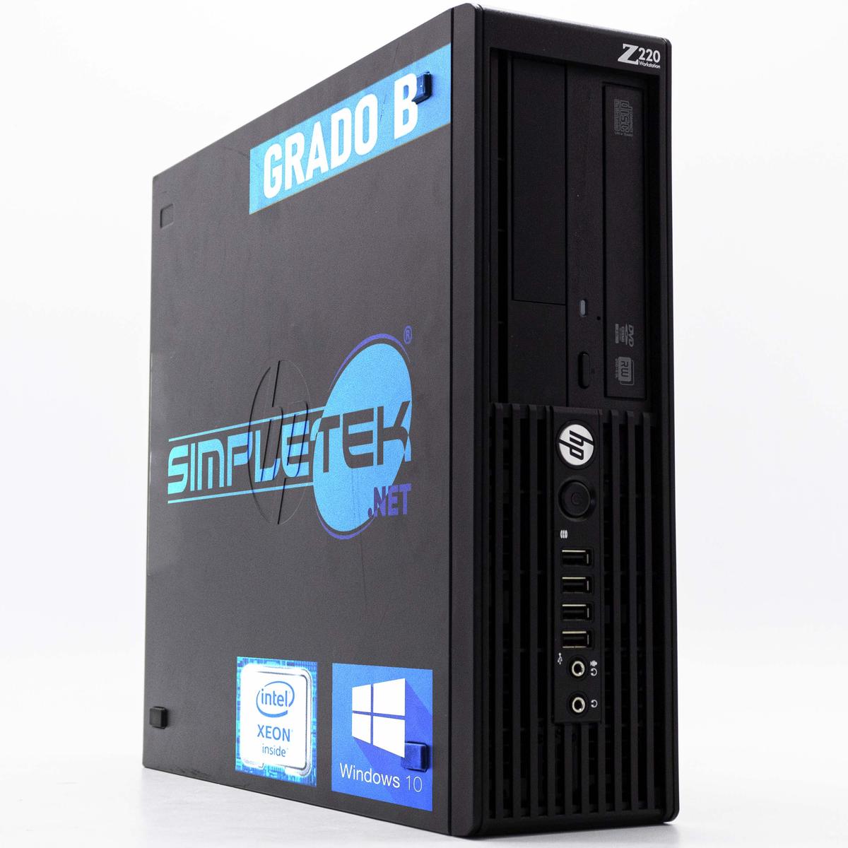 HP Z220 SFF Workstation Xeon Windows 10 Pro 8GB 240GB Serial RS232 Dvd-Rw PC - Picture 1 of 6