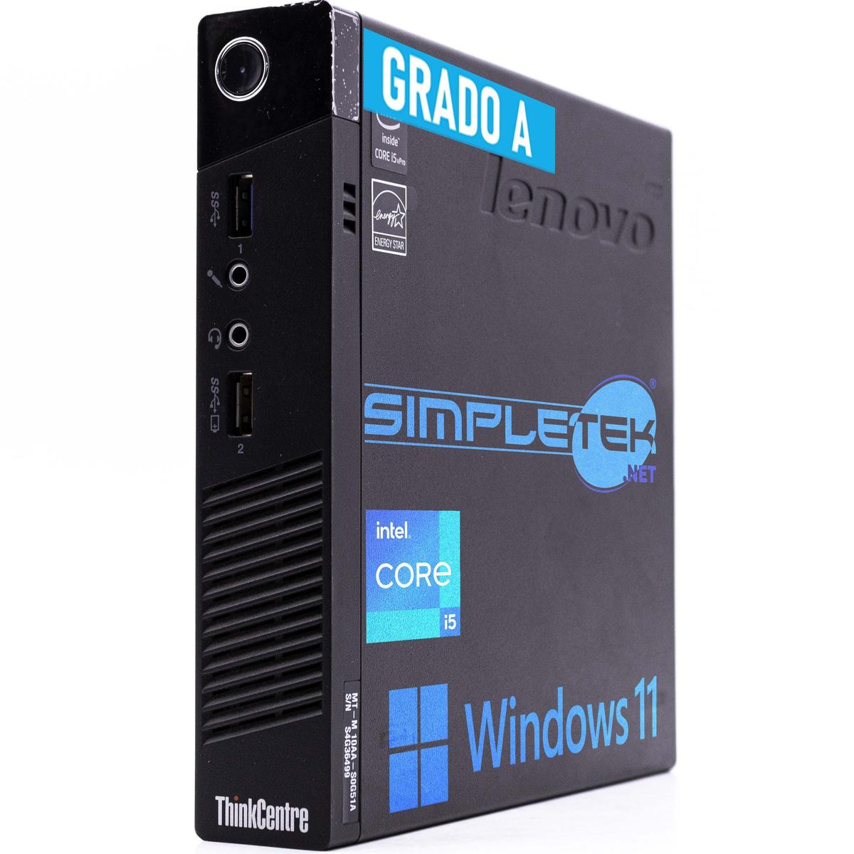 Mini PC Nuc Computer Lenovo M93P Tiny i5 4570T Windows 11 Pro 16 GB SSD 960