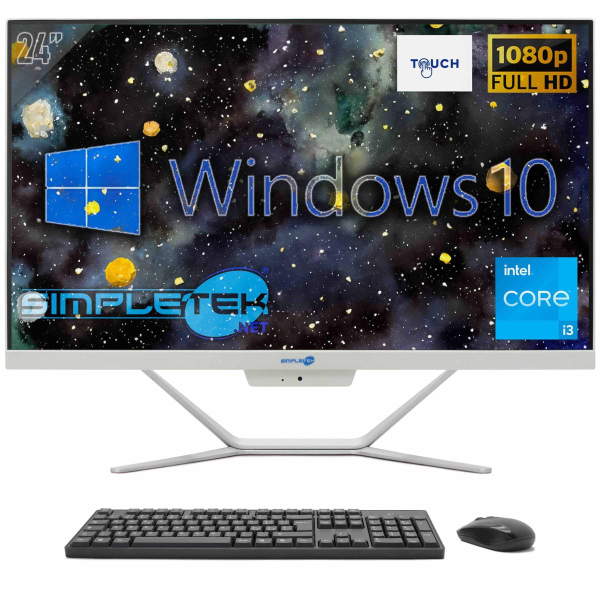 AIO ALL IN ONE Écran Tactile I3 24" FULL HD WINDOWS 10 8GB 240GB PC TACTILE