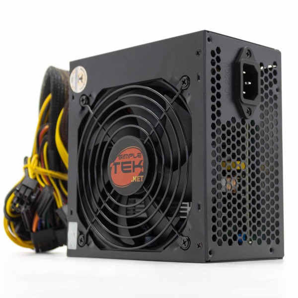 ALIMENTATORE COMPUTER FISSO ATX 500W  PSU NERO 4+4 6+2 20+4 PIN SATA IDE PC