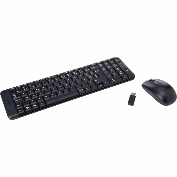 LOGITECH MK220 KIT MOUSE E TASTIERA WIRELESS AZERTY LAYOUR FRANCESE FR SET