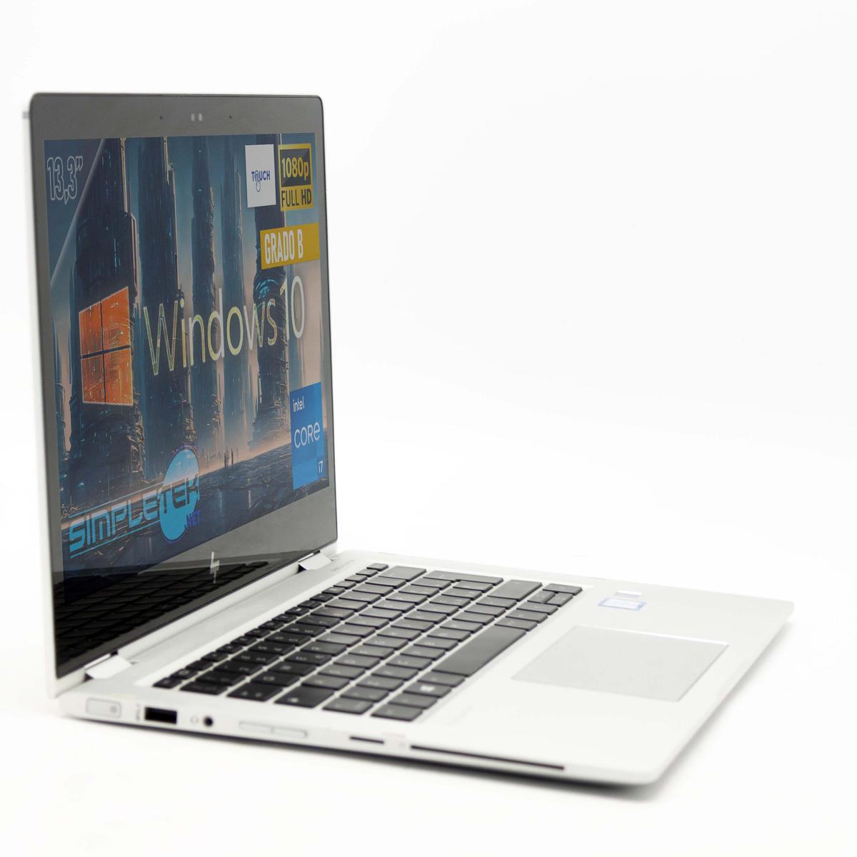 HP X360 1030 G2 i5 13,3 " Touchscreen 2 IN 1 Tipper WIN10 8GB RAM 480GB - Picture 2 of 11