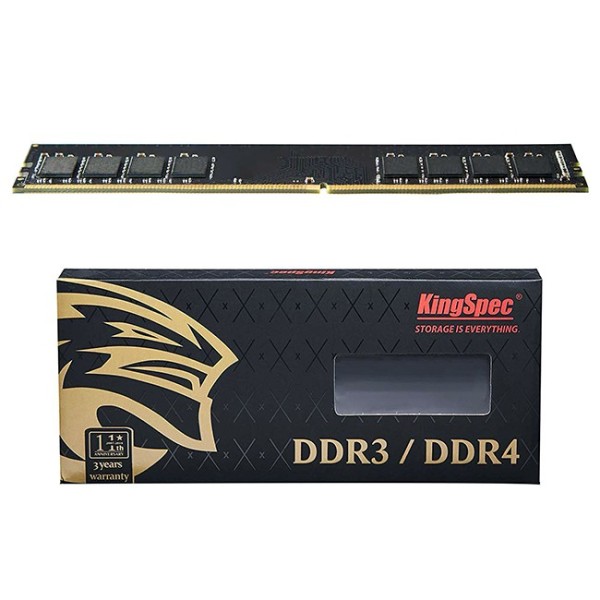 MEMORIA RAM COMPUTER DESKTOP KINGSPEC DDR3 4GB 1600MHZ PROFILO BASSO BLISTER