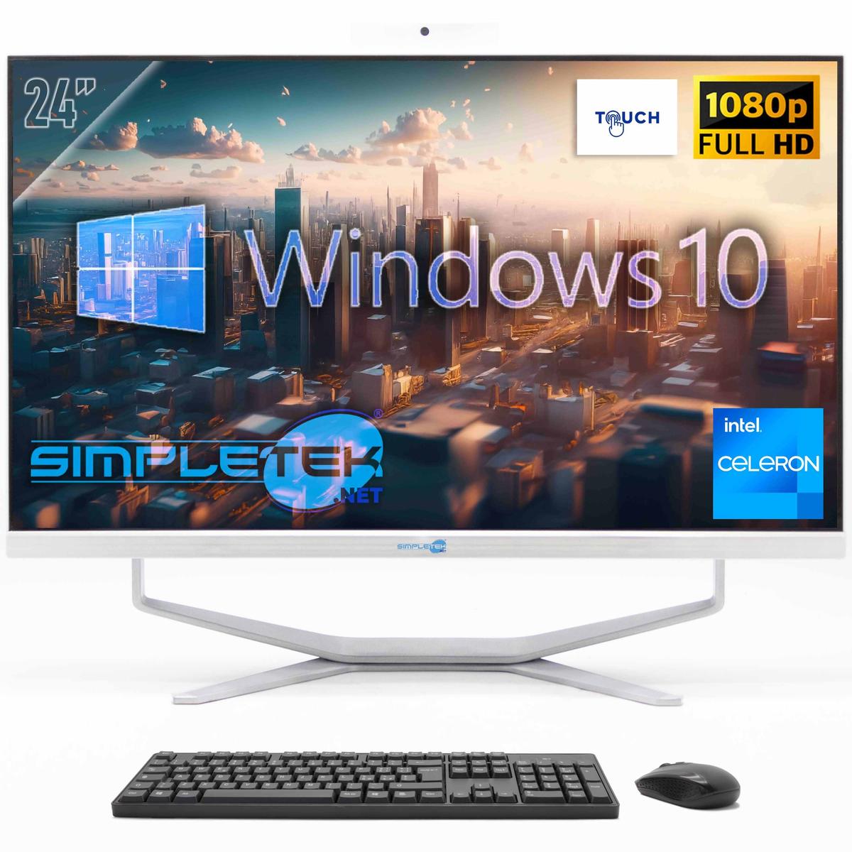 PC All IN One Aio 24 " Touchscreen Windows 10 16gb 960gb G530t Fixed Webcam 2k_ - Picture 1 of 9