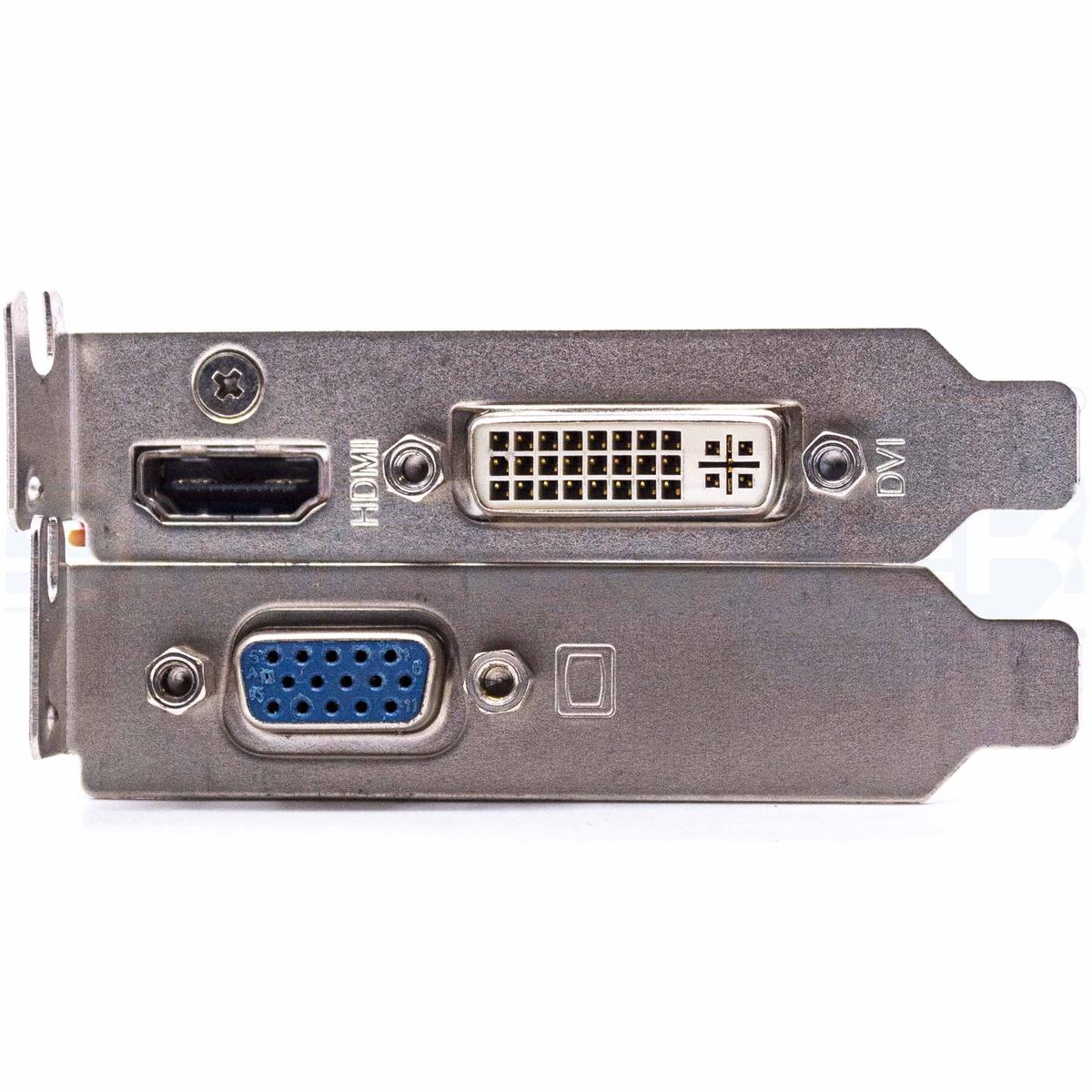 Asus EAH5450 Fanless Graphics Card 1GB HDMI VGA DVI-D SFF Low Profile - Picture 2 of 3