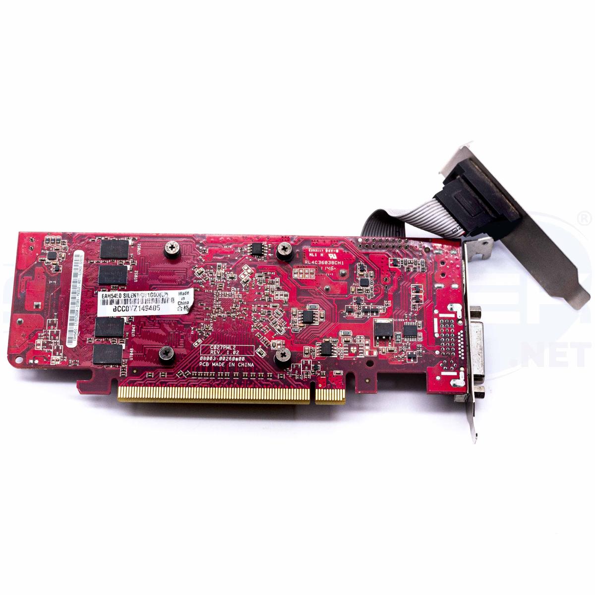 Asus EAH5450 Fanless Graphics Card 1GB HDMI VGA DVI-D SFF Low Profile - Picture 3 of 3