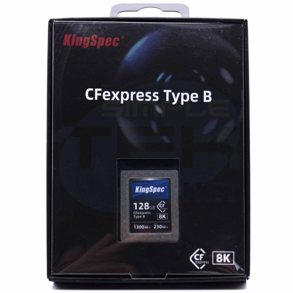 COMPACT FLASH EXPRESS CFexpress Tipo B 128GB 8K 1300MBps SCHEDA MEMORIA VIDEO