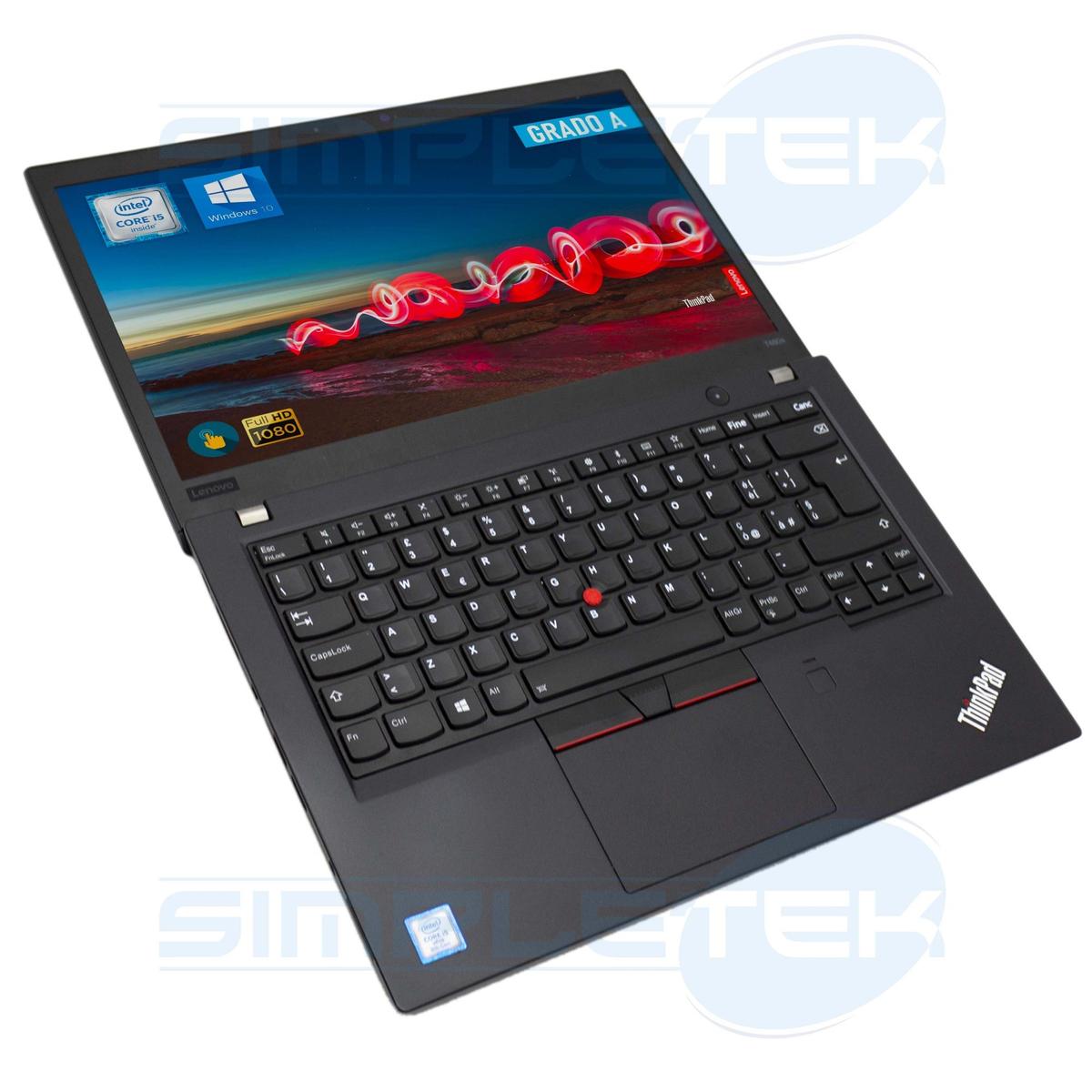 Lenovo T480s i5 Ordinateur Portable Écran Tactile WIN10 14 " FHD 24GB 480GB PC - Photo 8/8