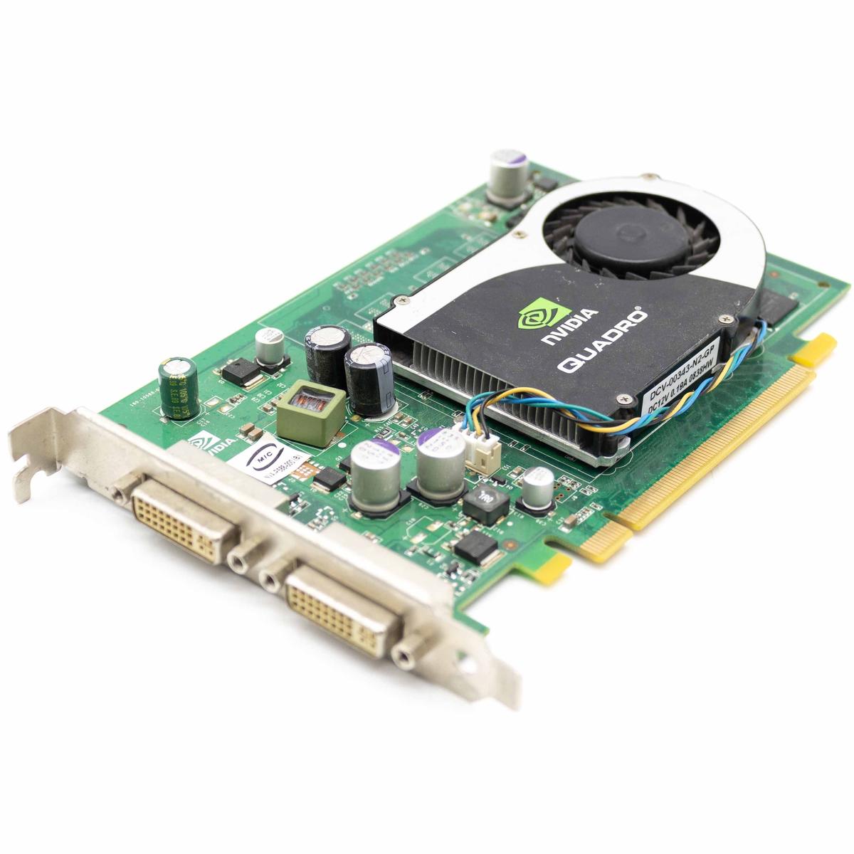 Video Card Nvidia Quadro Fx 570 256MB GDDR2 2 X DVI 24+5PIN Graphics Editing