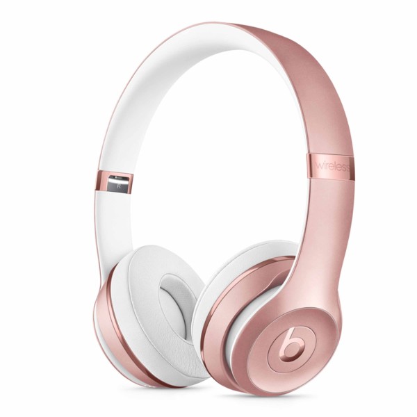 BEATS SOLO3 CUFFIE WIRELESS ROSE GOLD APPLE W1 AURICOLARI SENZA FILI MUSICA PC