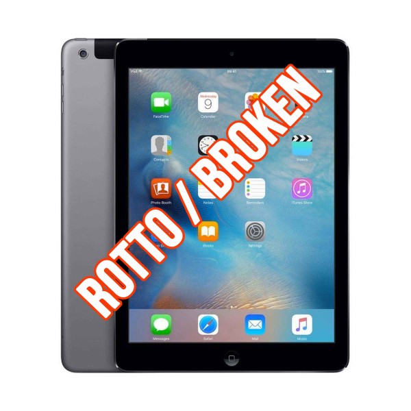 APPLE IPAD AIR 1 9,7” A1475 16GB WIFI+CELLULAR SPACE GRAY TABLET SIM LTE