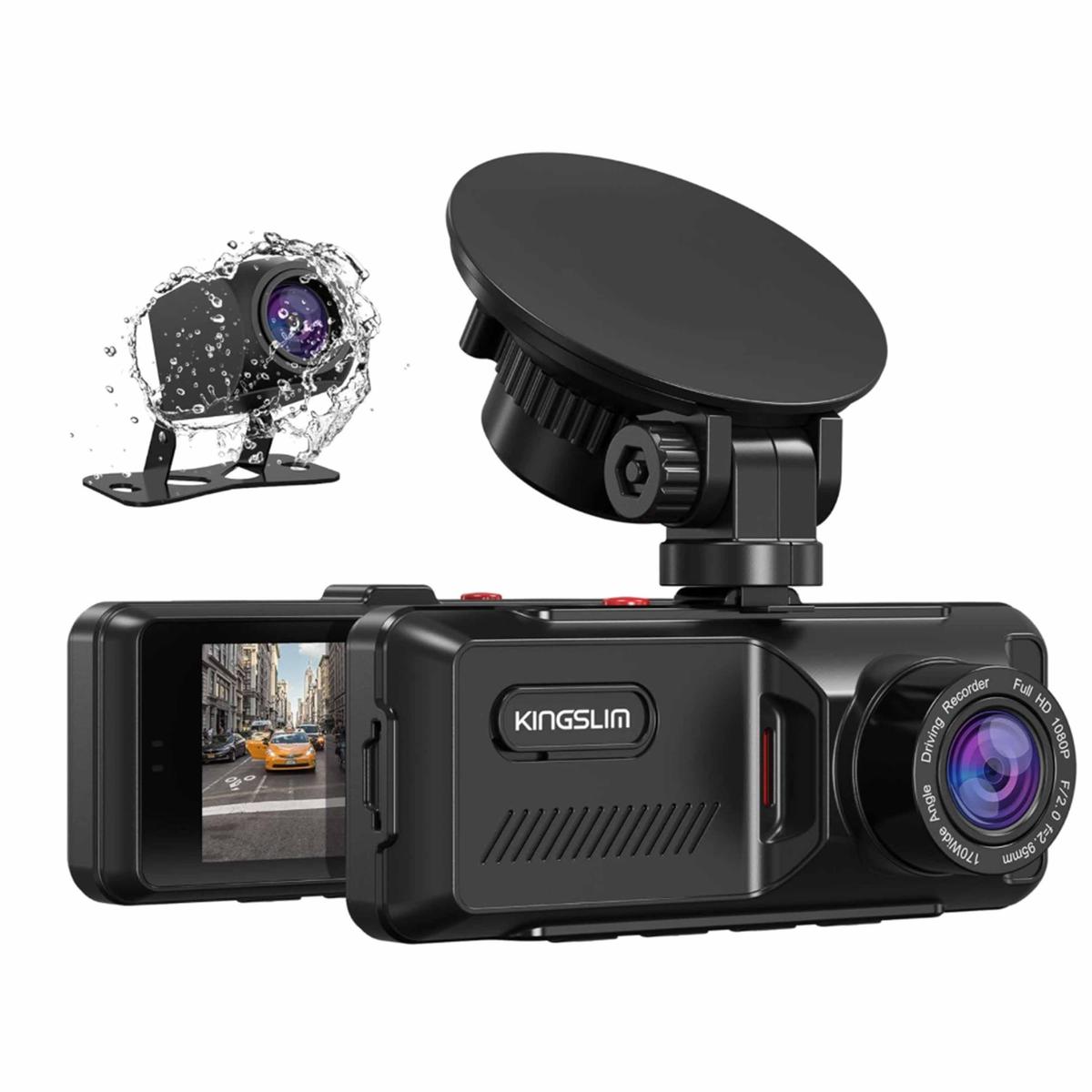 Dual Dashcam Gps Fhd Front Rear Motion Detection Parking Emergency 3.2" Ips - Bild 7 von 7