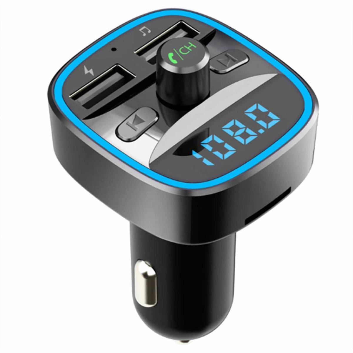Sender für Auto USB Bluetooth Qc3.0 Mp3 Freisprechtelefon Rufen Sie Tf Card LED - Bild 2 von 5